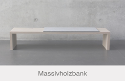 Massivholzbank